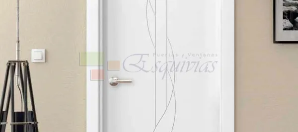 puerta blanca mod 9500 detalle 2