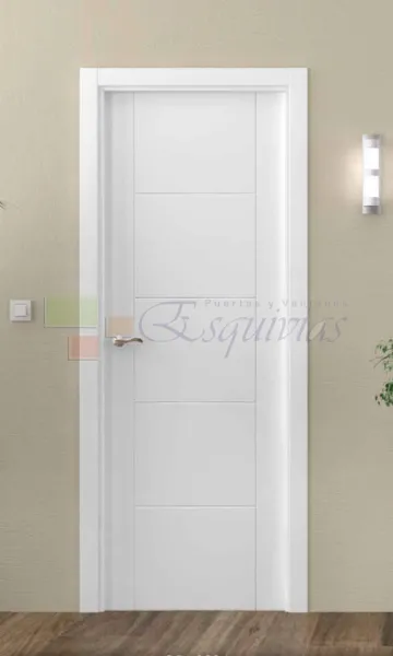 Rayada Maciza Lacada en Blanco Modelo 8400