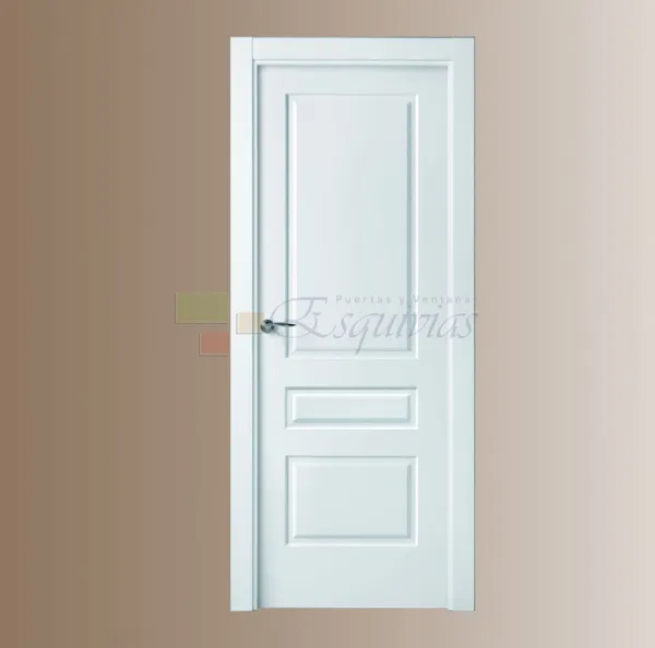 puerta blanca de interior foto catálogo modelo ejemplo 3 plafones 