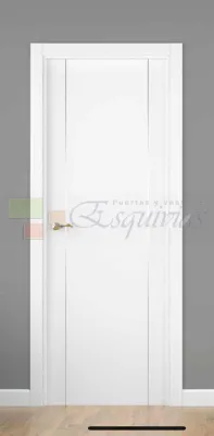 Puerta Interior Moderna Rayada Modelo 8200 2VR AL 