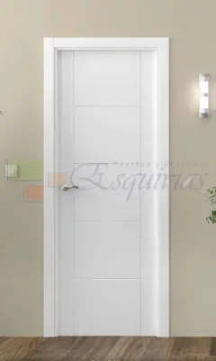 Rayada Maciza Lacada en Blanco Modelo 8400