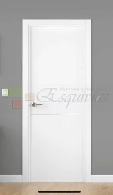 Puerta Interior Moderna Rayada Modelo R04 2C AL