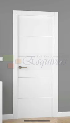 Puerta Interior Moderna Rayada Modelo R04 AL