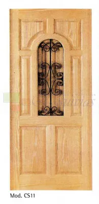 puerta exterior con ventanillo 1 hoja y plafones