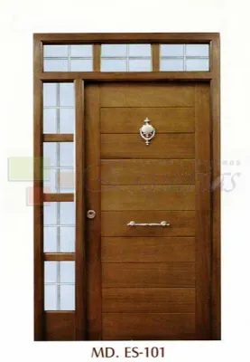 puerta exterior tablas con 1 fijo y montante