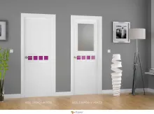 Puertas Lacadas PLUS Blancas Serie CRISHO 4 ALHO