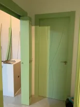 detalle puertas interiores lacadas colores y diseños especiales 9