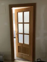 puerta de paso con cristalera 6 vidrios