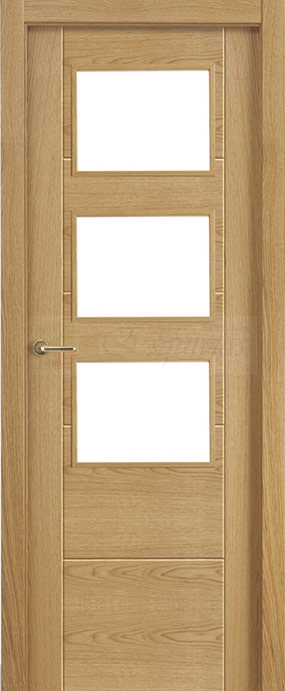 Puerta Interior Moderna Proma_Maciza de Madera Chapada_Modelo 8400