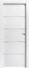 puerta economica lacada blanca ciega modelo Bruselas Plata